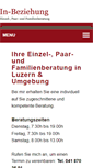 Mobile Screenshot of in-beziehung.ch